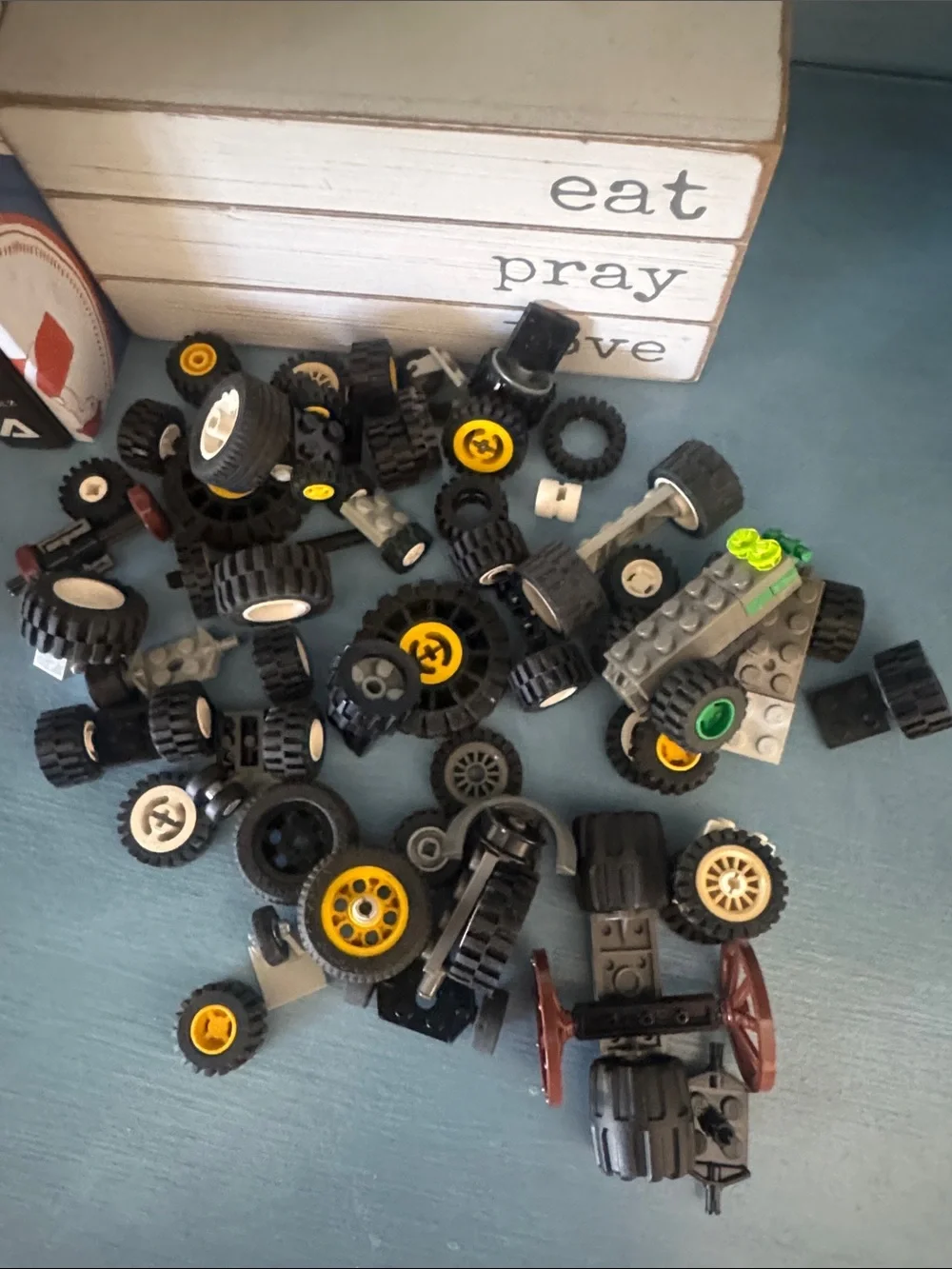 Lego wheels Kids Toy Wheels and Parts - Black
